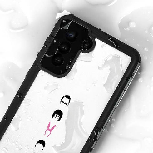 Bobs Burgers Silhouette Galaxy S24 Plus Waterproof Case